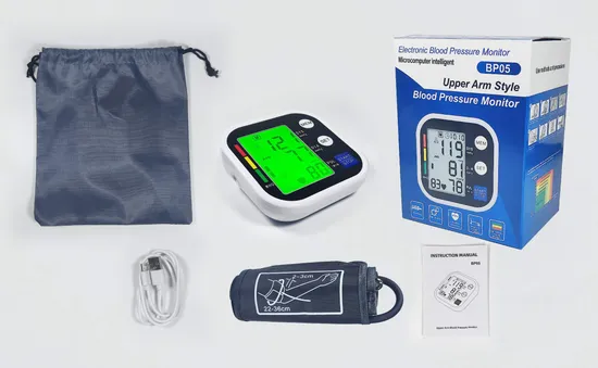 Портативный измеритель артериального давления с ЖК-дисплеем/светодиодом